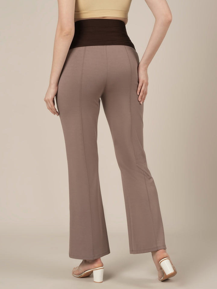 Mousse Maternity Pintuck Bootcut Pants