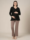 Mousse Maternity Pintuck Bootcut Pants