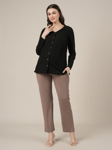 Mousse Maternity Stretchy Straight Pants