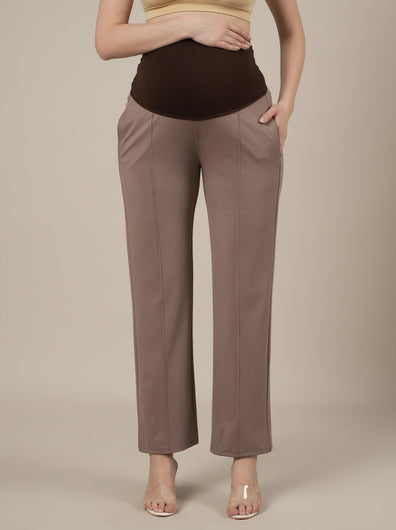 Mousse Maternity Stretchy Wide Leg Pants