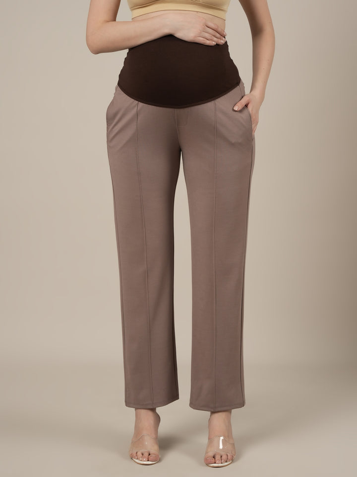 Mousse Maternity Stretchy Wide Leg Pants
