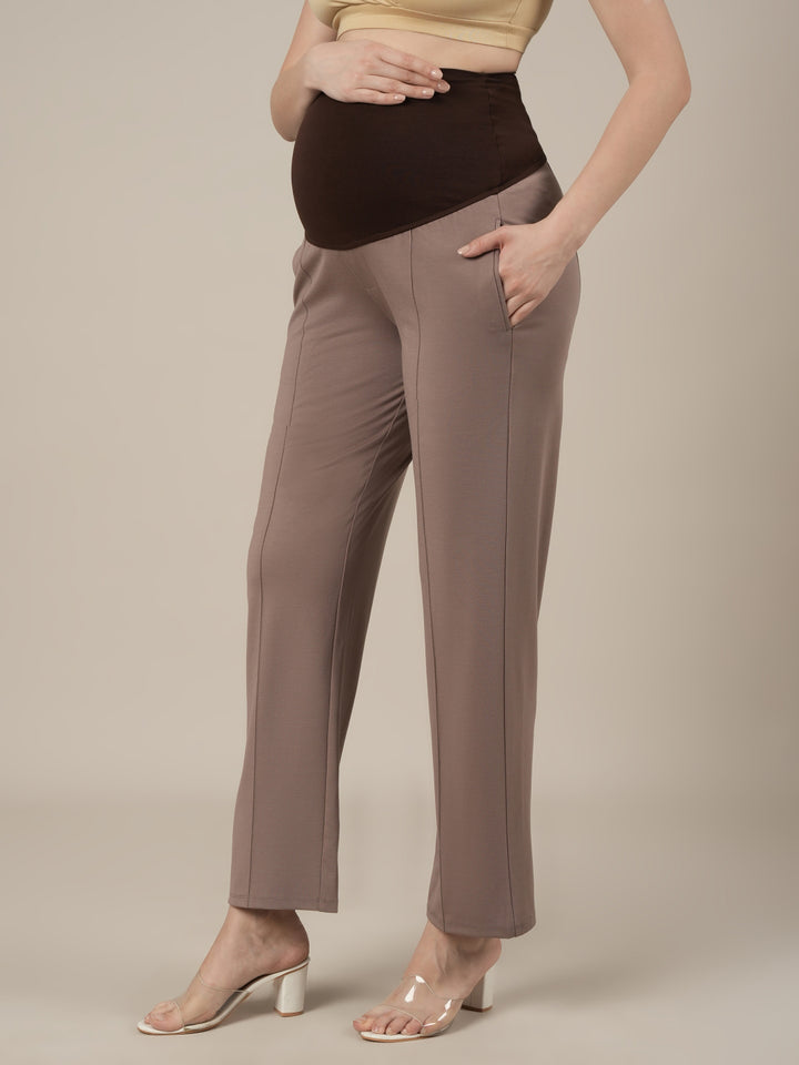 Mousse Maternity Stretchy Wide Leg Pants