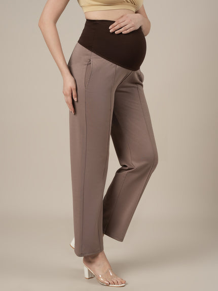 Mousse Maternity Stretchy Wide Leg Pants