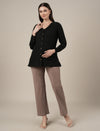 Mousse Maternity Stretchy Wide Leg Pants