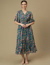 Nursing & Feeding Floral Tiered Dress