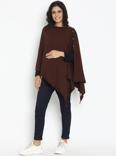 6-in-1 Nursing Cover- Brown