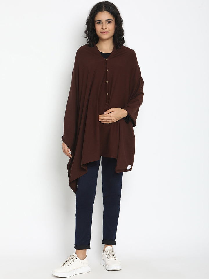 6-in-1 Nursing Cover- Brown