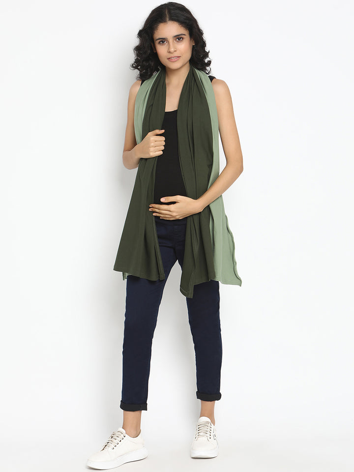 6-in-1 Nursing Cover- Green