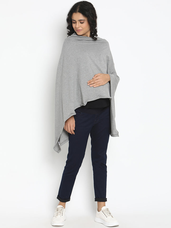 6-in-1 Nursing Cover- Grey