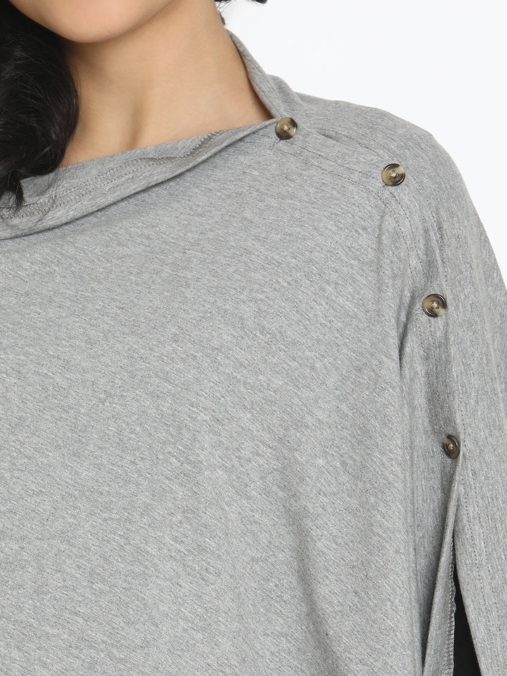 6-in-1 Nursing Cover- Grey