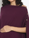 6-in-1 Nursing Cover- Purple