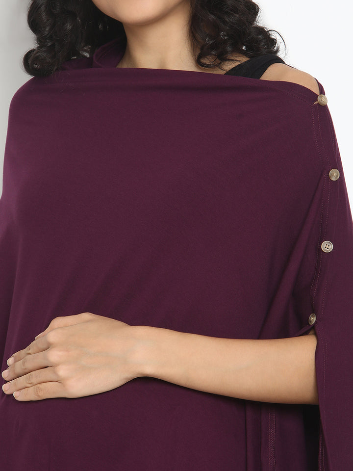 6-in-1 Nursing Cover- Purple