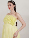 Off Shoulder Maternity Tulle Gown