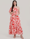 One Shoulder Maternity Maxi Dress