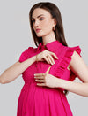 Pink Maternity Dress