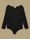 Black Plus Size Bodysuit