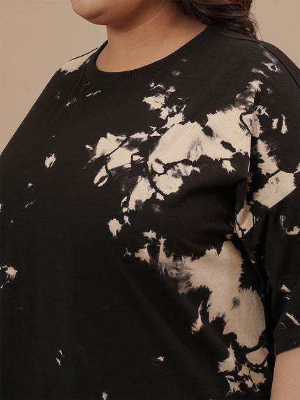 Plus Size Black Oversize T-Shirt