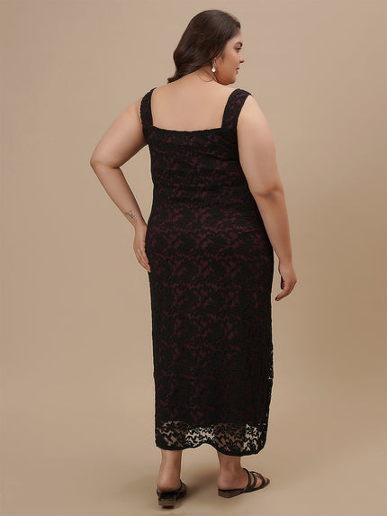 Plus Size Black Party Dress