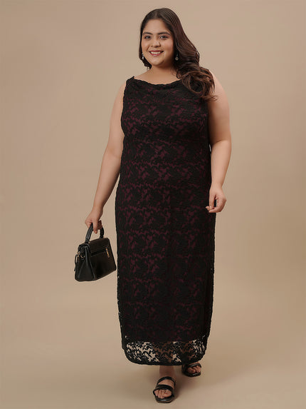 Plus Size Black Party Dress