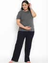 Wide Leg Plus Size Maternity Lounge Pants