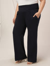 Navy Blue Plus Size Flare Pants