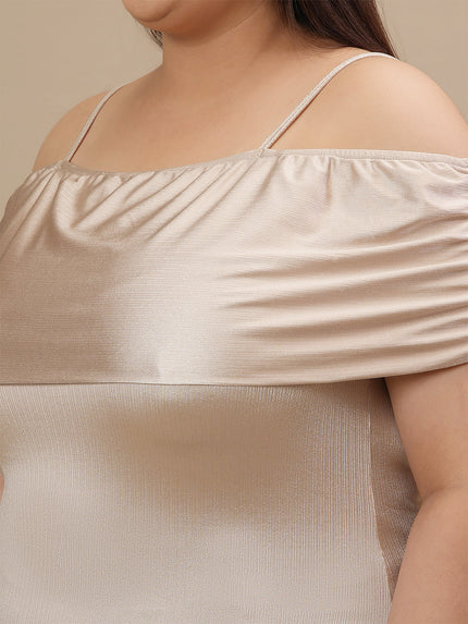 Plus Size Off Shoulder Top