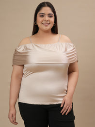Plus Size Off Shoulder Top