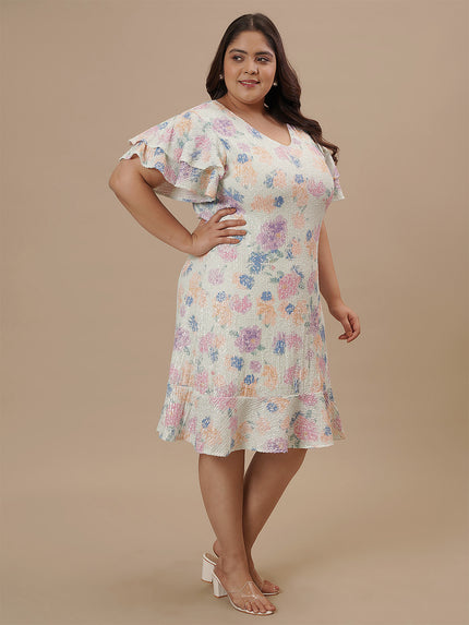 Plus Size Sequin Sheath Dress