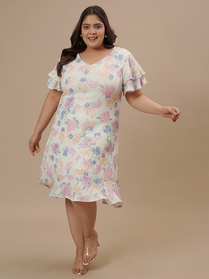 Plus Size Sequin Sheath Dress