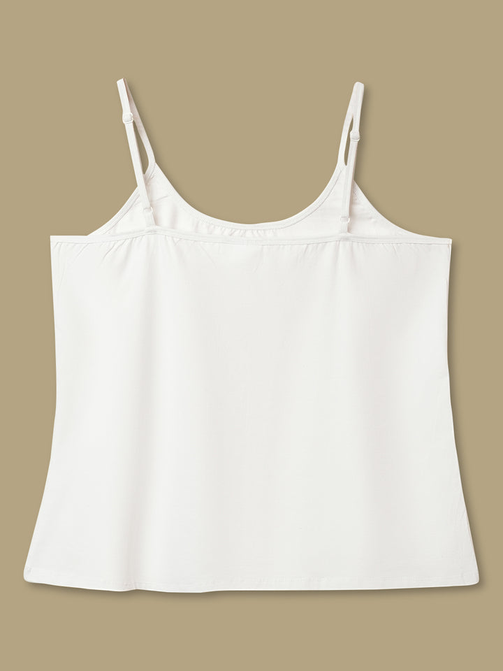White Plus Size Camisole