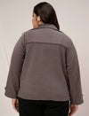 Plus Size Womens Winter Jackets-Grey