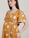 Polka Dots Maternity Cotton Dress
