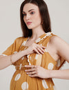 Polka Dots Maternity Cotton Dress