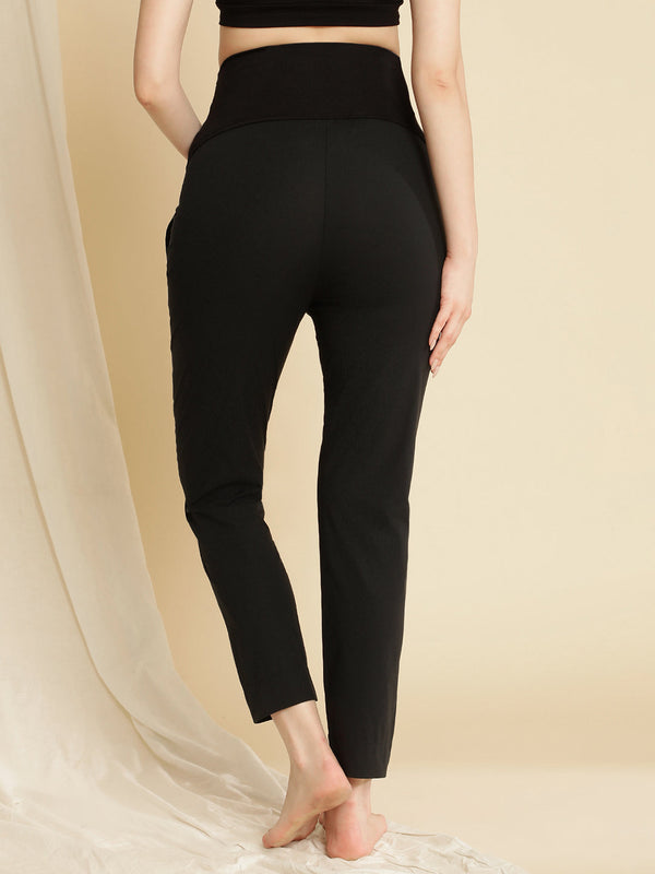 Annabelle Women Ankle Length Formal Black Trouser - Selling Fast at  Pantaloons.com