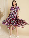 Pregnancy Handkerchief Hem Dress