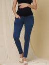 Slim-fit Maternity Denim Pants- Blue
