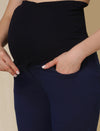 Slim-fit Maternity Denim Pants- Navy Blue