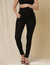 Skinny-fit Maternity Denim Pants- Black