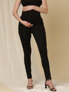 Skinny-fit Maternity Denim Pants- Black