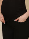 Skinny-fit Maternity Denim Pants- Black