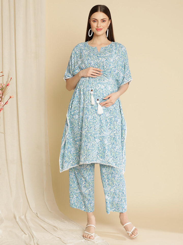 2pc. Pregnancy Kaftan Set