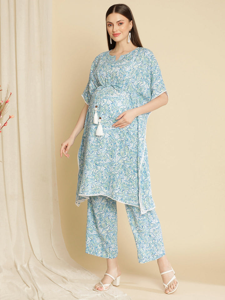 2pc. Pregnancy Kaftan Set