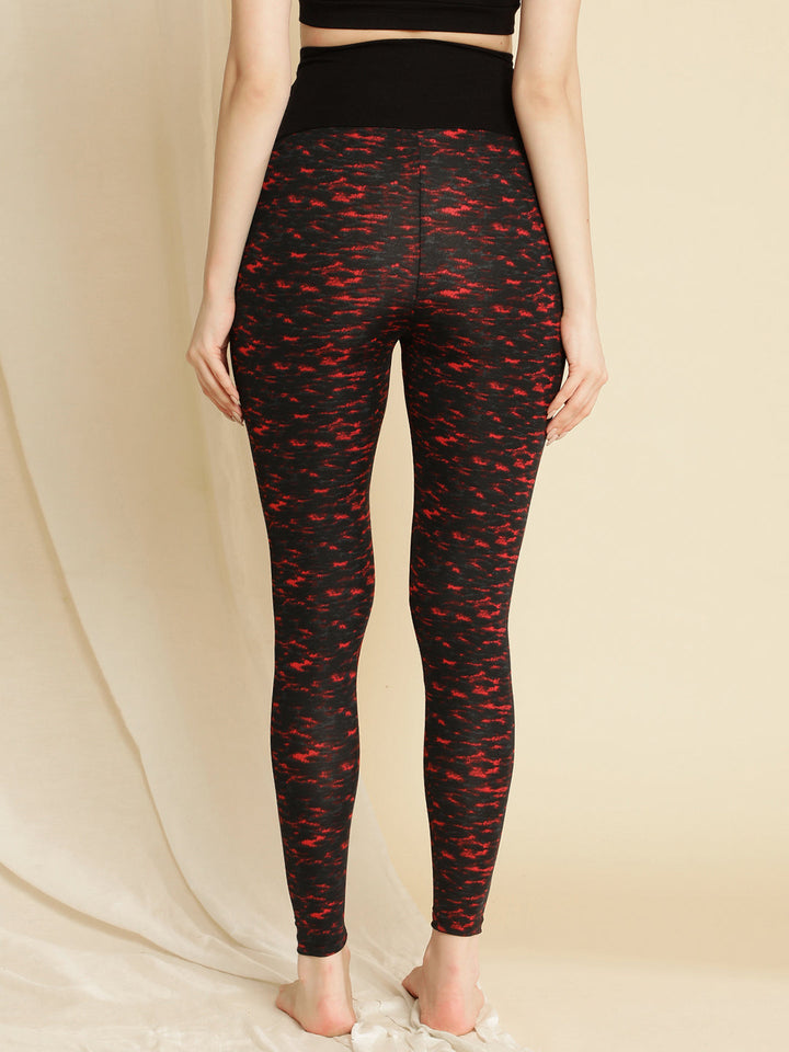 Pregnancy Overbelly Printed Leggings