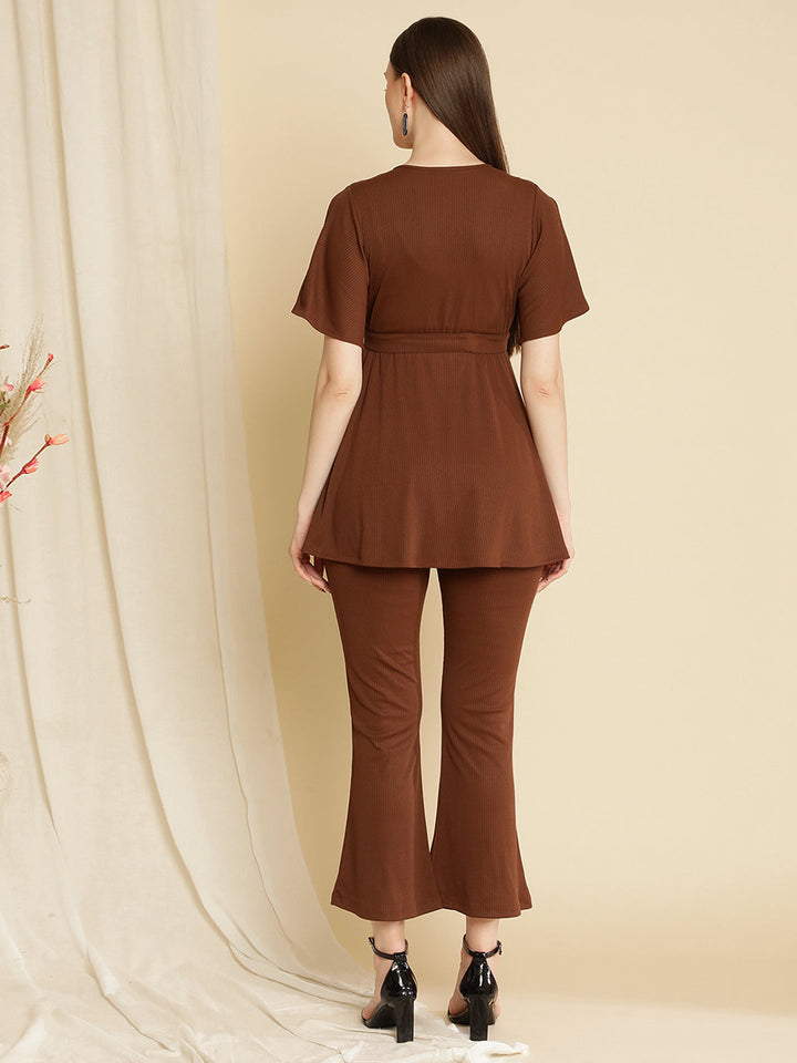 2pc. Pregnancy Rib-Knit Co Ord Set