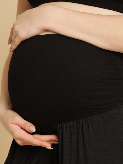Pregnancy Soft Comfy Pajama- Black
