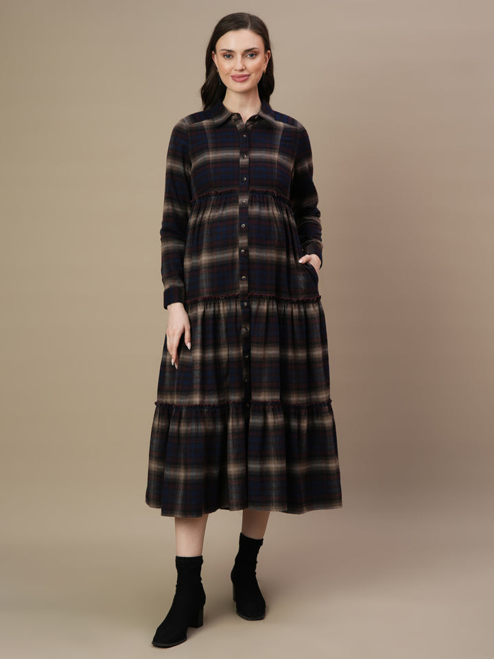 Pregnancy Winter Maxi Dress