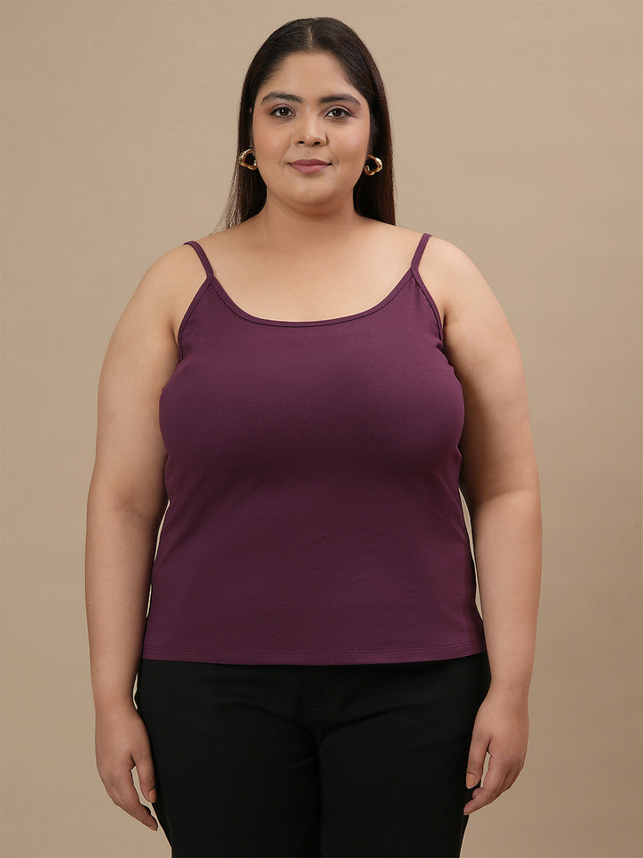 Purple Plus Size Camisole