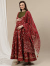 2pc. Red Maternity Anarkali Suit