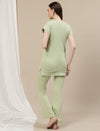 Maternity Bootcut Lounge Pants- Green