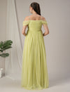 Romantic Tulle Maternity Maxi Dress- Pastel Green